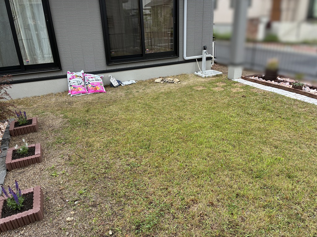 写真：リフォーム前の庭01 - 福田造園の施工事例（愛知県岡崎市）
