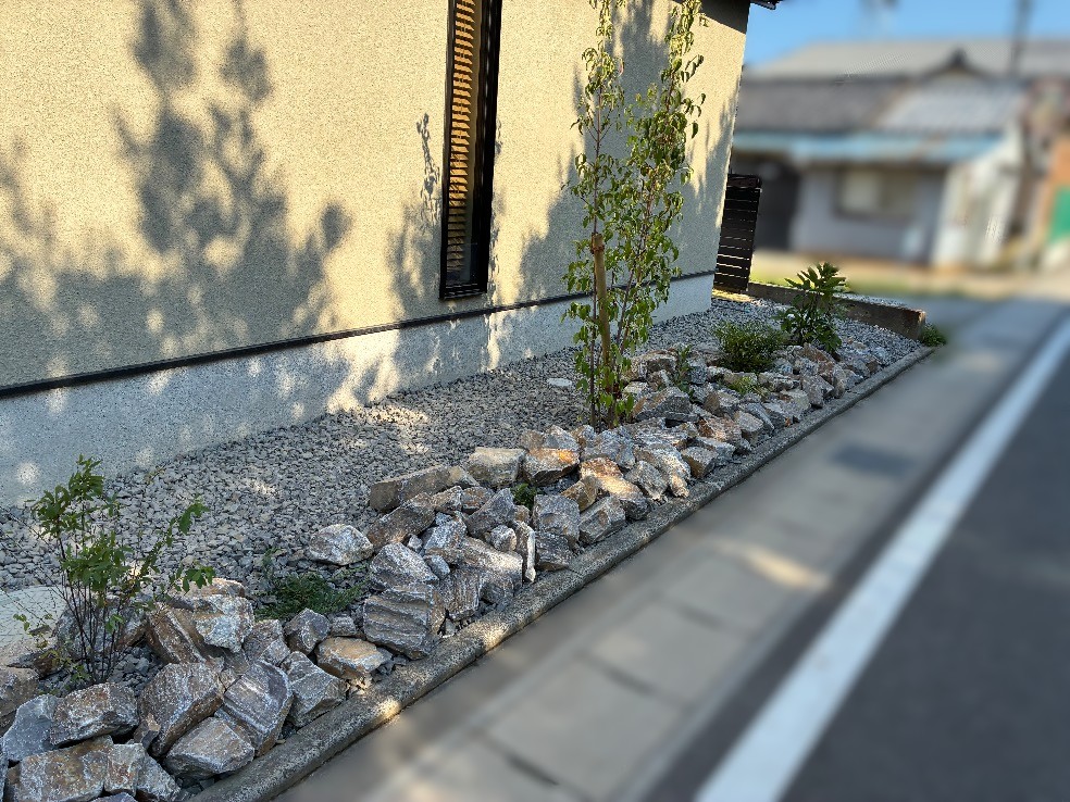 写真：新築外構工事後の外観04- 福田造園の施工事例（愛知県豊田市）