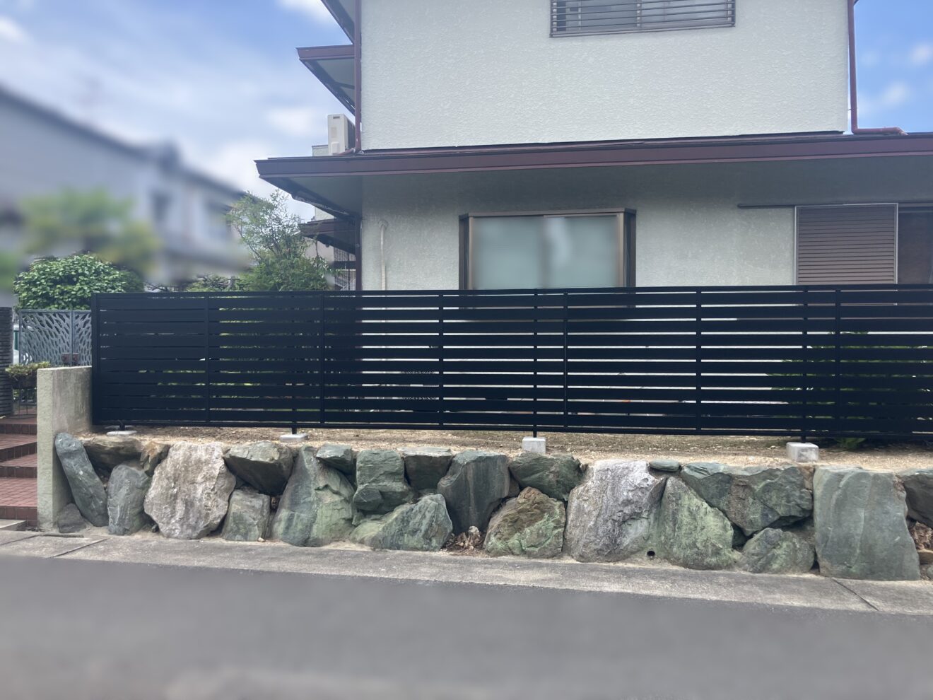 写真：外構リフォーム工事後の外観02- 福田造園の施工事例（愛知県名古屋市）