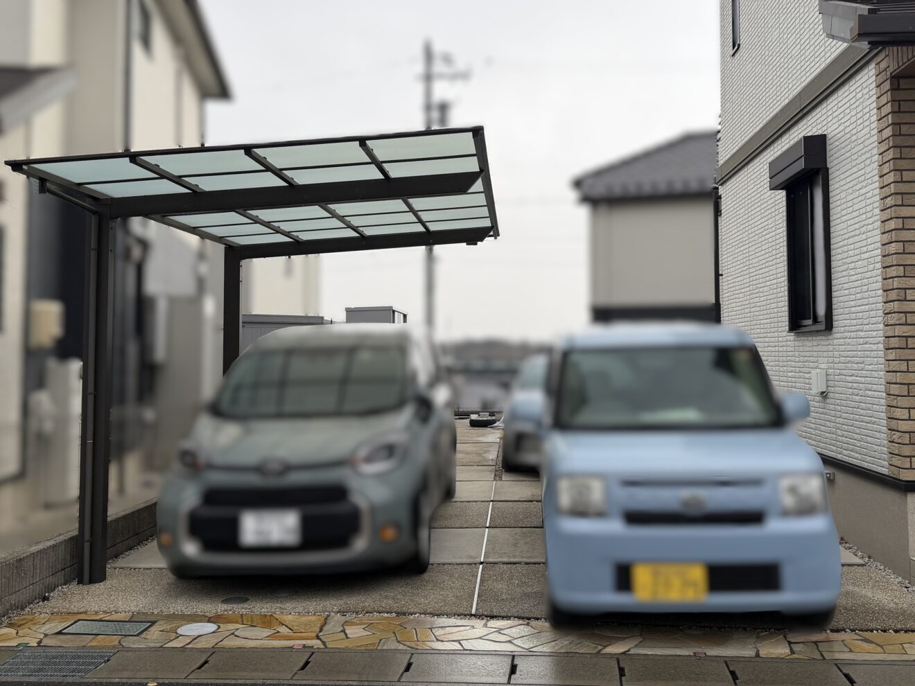 写真：外構リフォーム工事前の外観01- 福田造園の施工事例（愛知県豊田市）