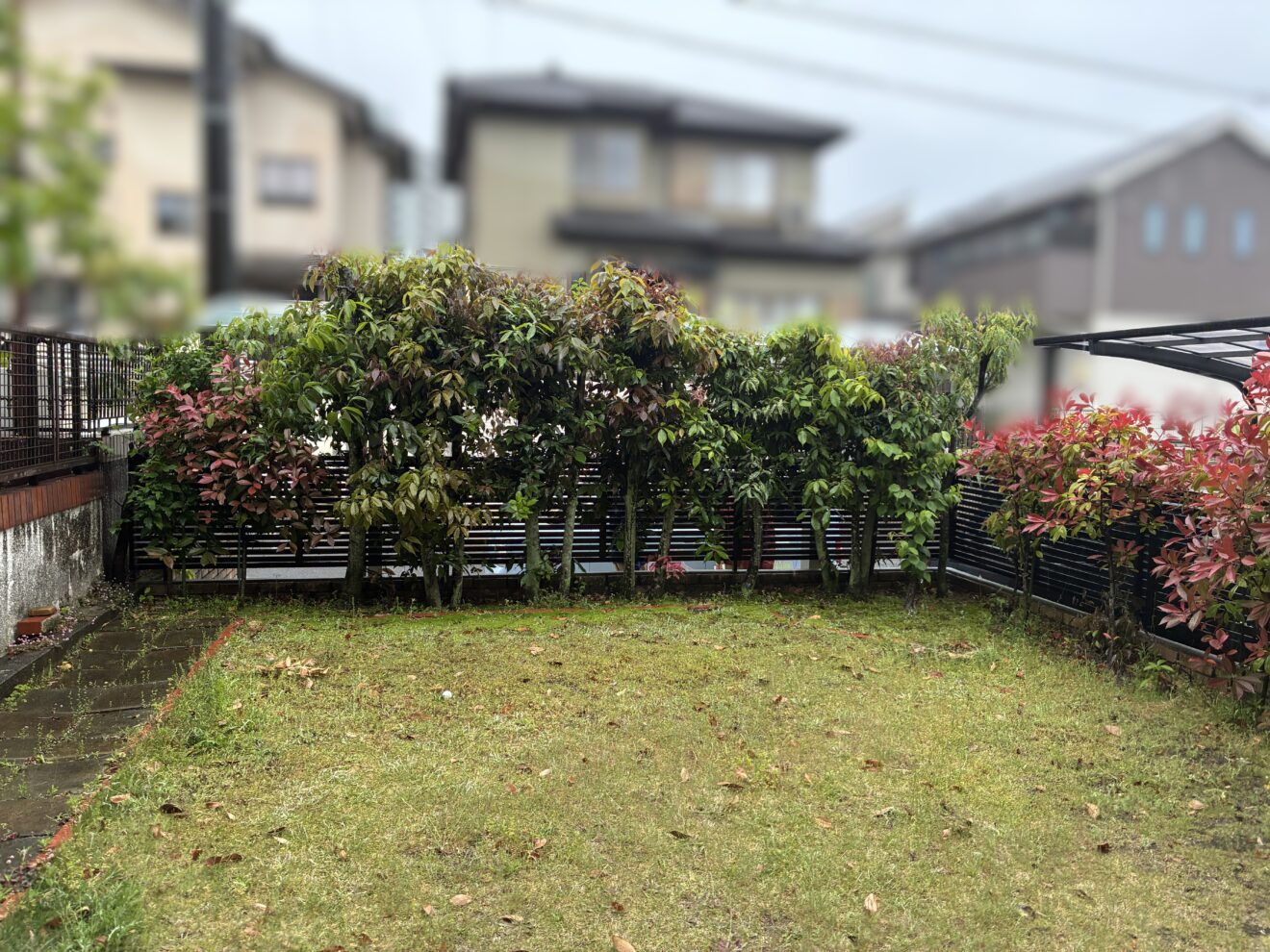 写真：庭リフォーム工事前の外観03- 福田造園の施工事例（愛知県瀬戸市）