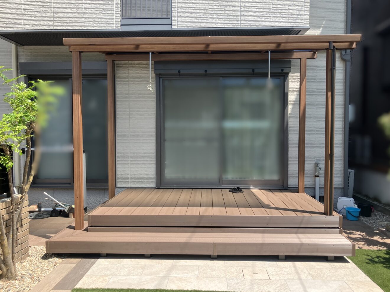 写真：庭リフォーム工事後の外観02- 福田造園の施工事例（愛知県瀬戸市）