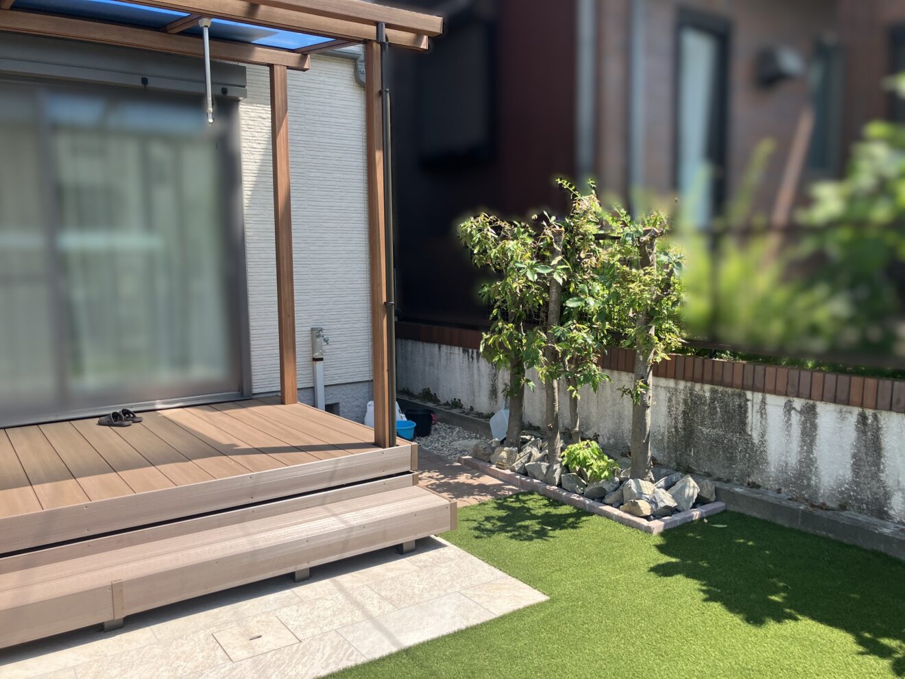 写真：庭リフォーム工事後の外観05- 福田造園の施工事例（愛知県瀬戸市）