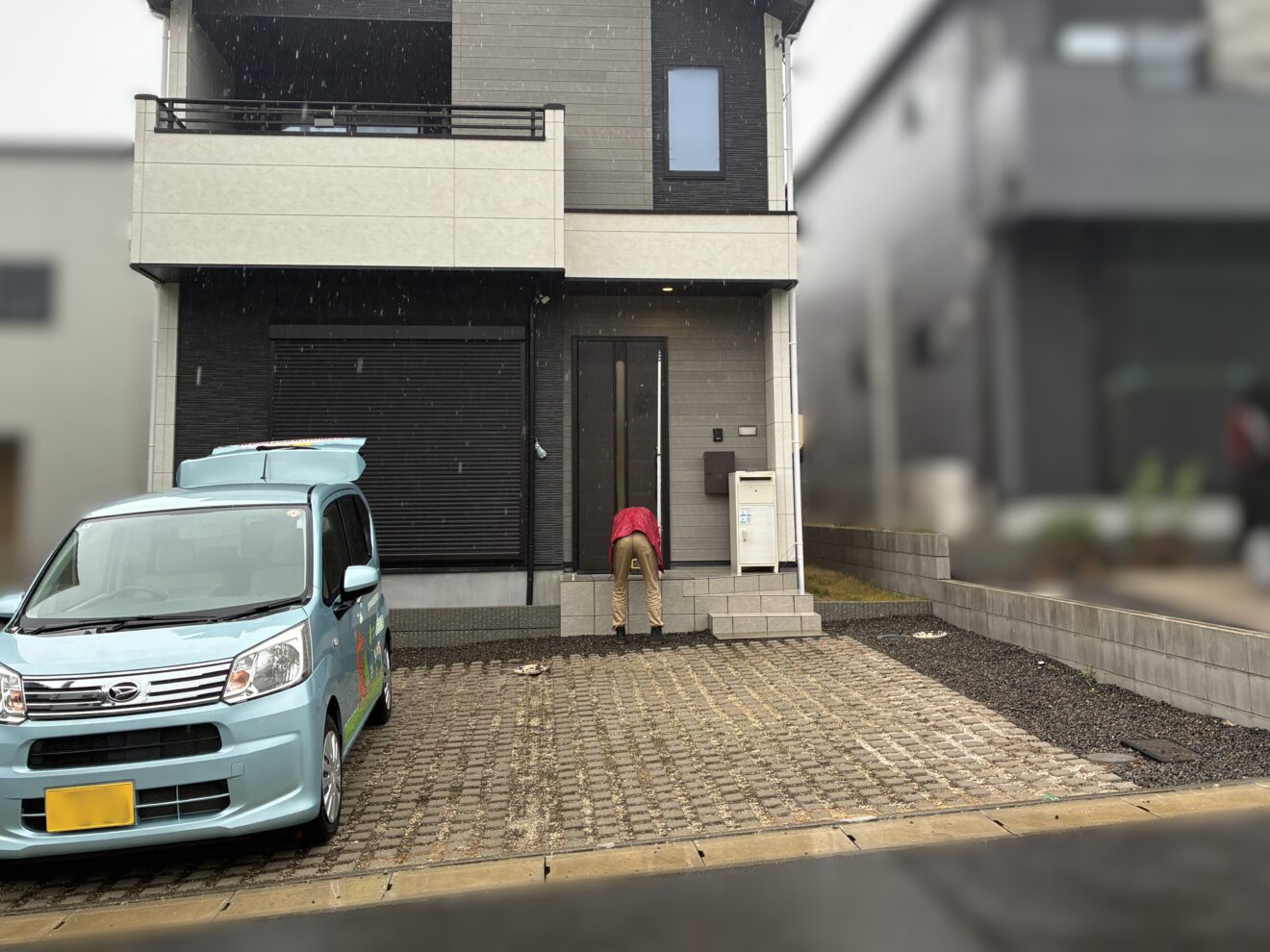 写真：外構リフォーム工事前の外観02- 福田造園の施工事例（愛知県名古屋市）