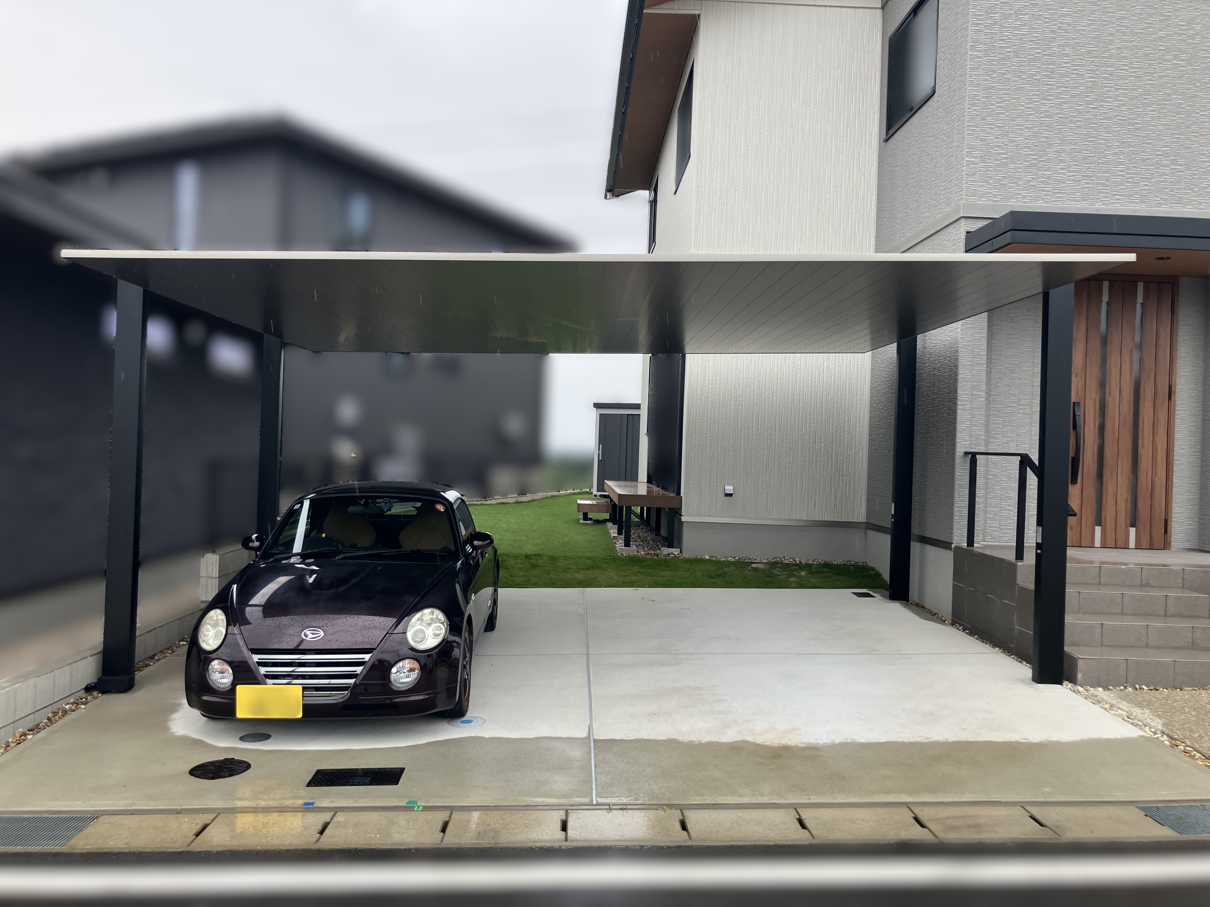 写真：外構リフォーム工事後の外観01- 福田造園の施工事例（愛知県みよし市）